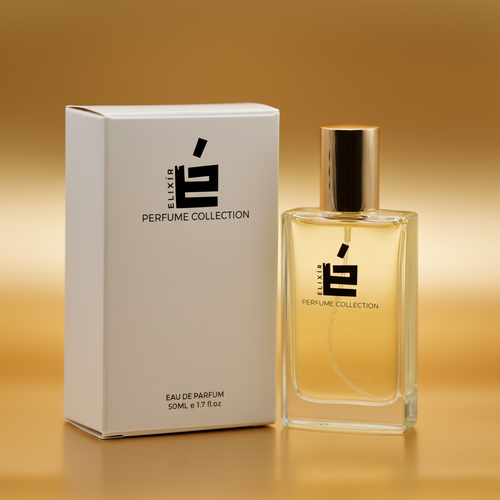 Elixír Perfume - Elegant Gold Background